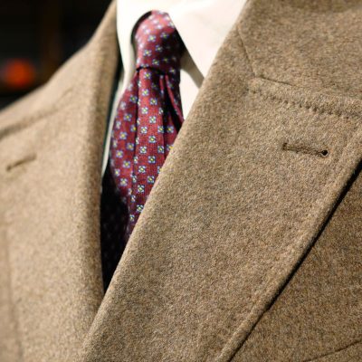 Wool&Cashmere　ウール&カシミヤ　カシミヤ混　ブラウン　ベージュ